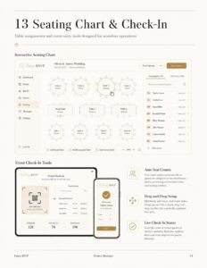 Seating Chart and Check-In